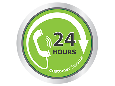 Support service 24 heures sur 24, 7 jours sur 7